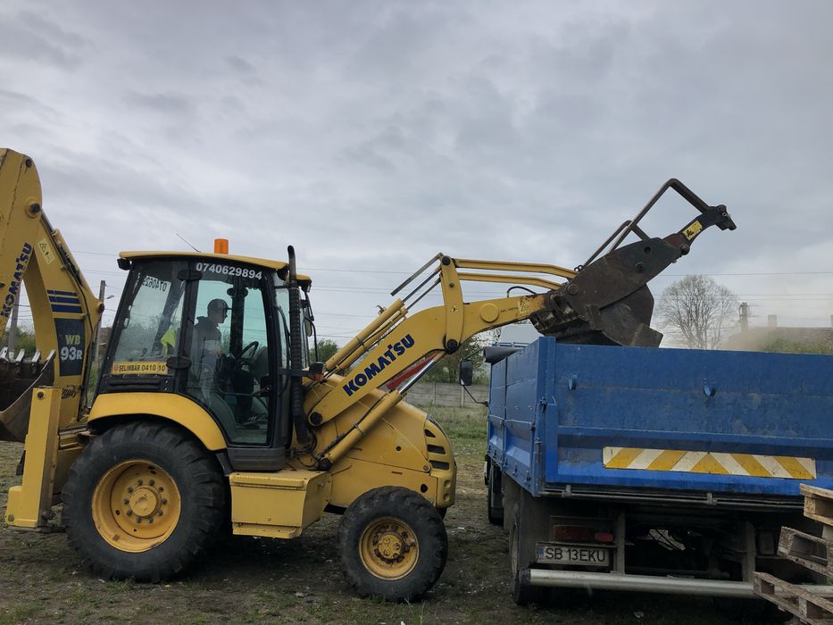 Inchiriez Buldoexcavator, nacela, bascula, compactor, schela, etc.