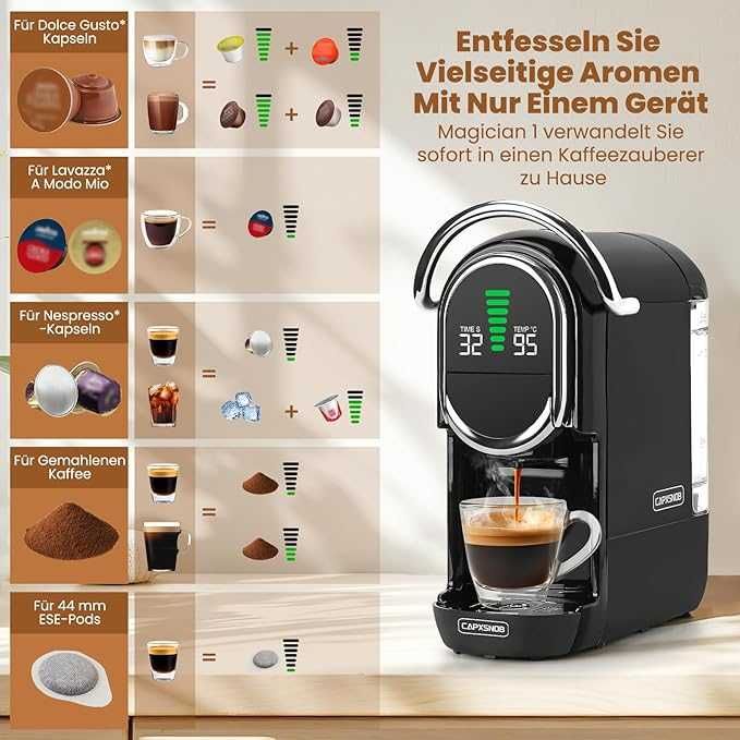 Mini aparat de cafea Magician1 5-în-1
