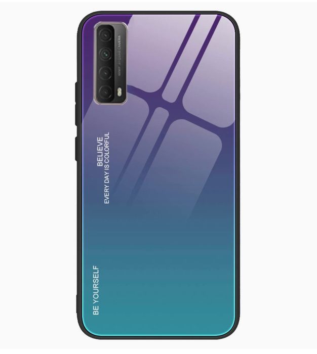 Husa Gradient din sticla pt. Huawei Mate 40 Pro, P Smart 2021