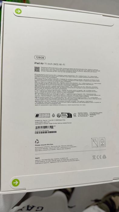Tableta APPLE iPad Air 11" (M3), 128GB, 8GB RAM, Wi-Fi