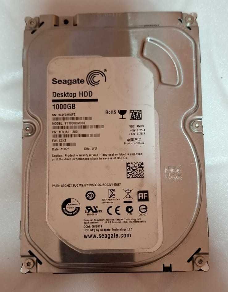 Продам б\у жесткий диск 500 Gb и 1000 Gb