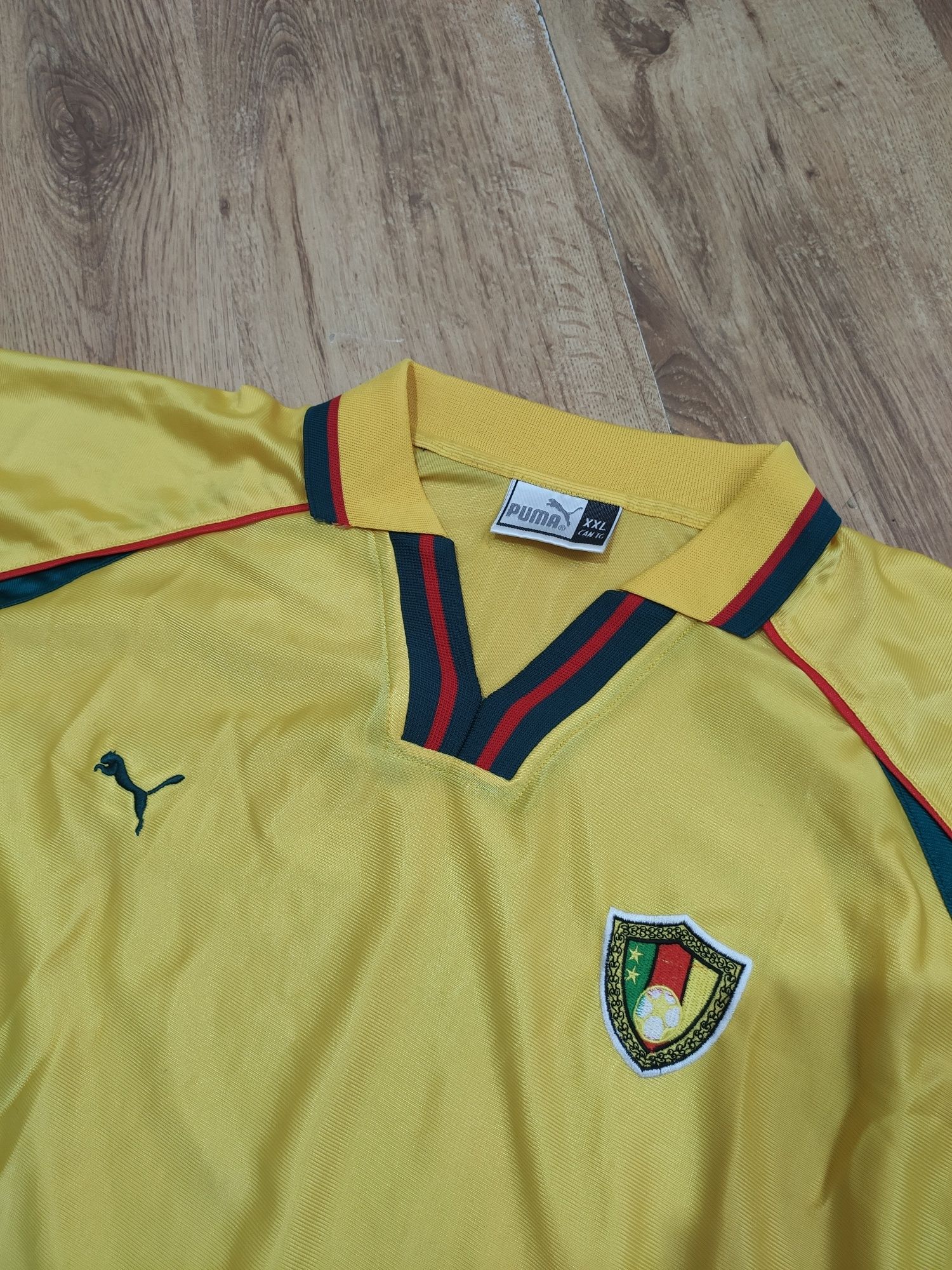 Tricou vintage Puma Naționala Camerun anii 90 mărimea XXL
