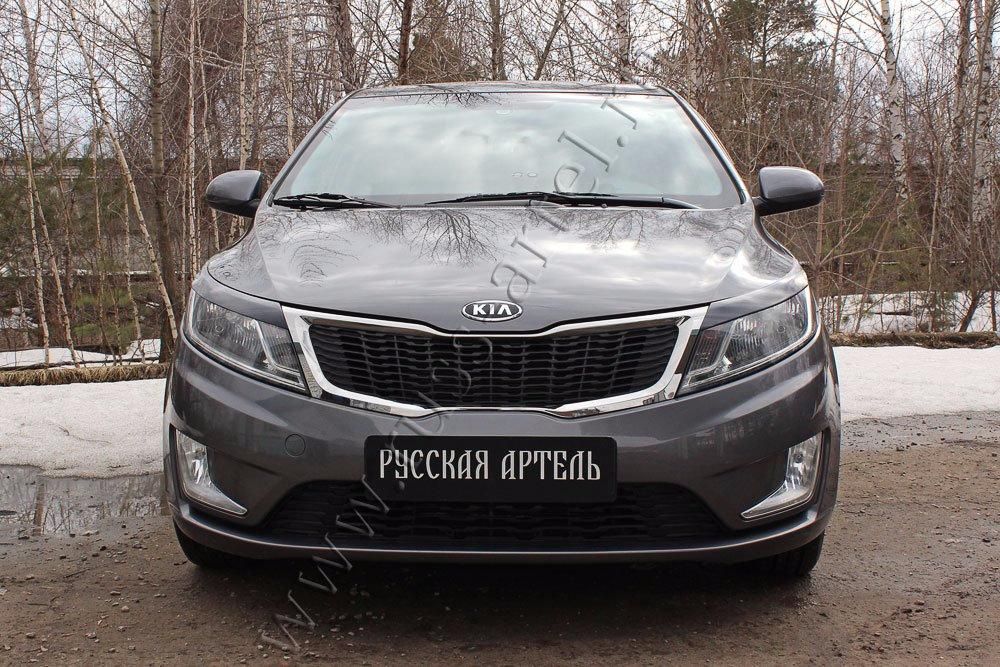 Запчасти (реснички) KIA Rio III (седан) 2011 ДО 2017 ГОД