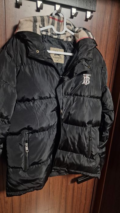 Geaca barbati burberry groasa de iarna cadoul perfect