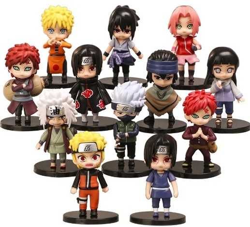 Anime Naruto Shippuden Hinata Sasuke Itachi Kakashi Gaara figurine noi