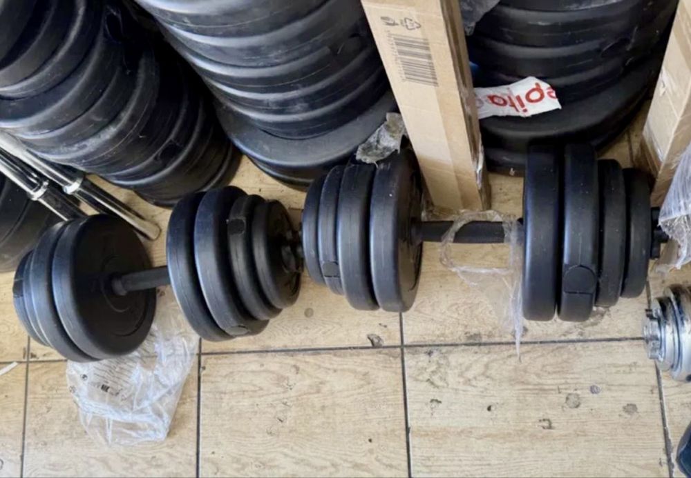 Gantere Reglabile noi greutate 2x25 kg=50 kg pret 400 lei