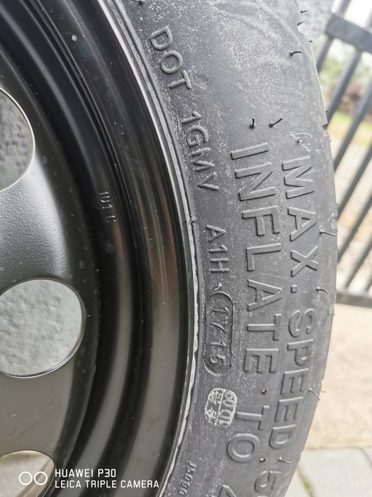 Roată rezervă slim pentru Golf 7