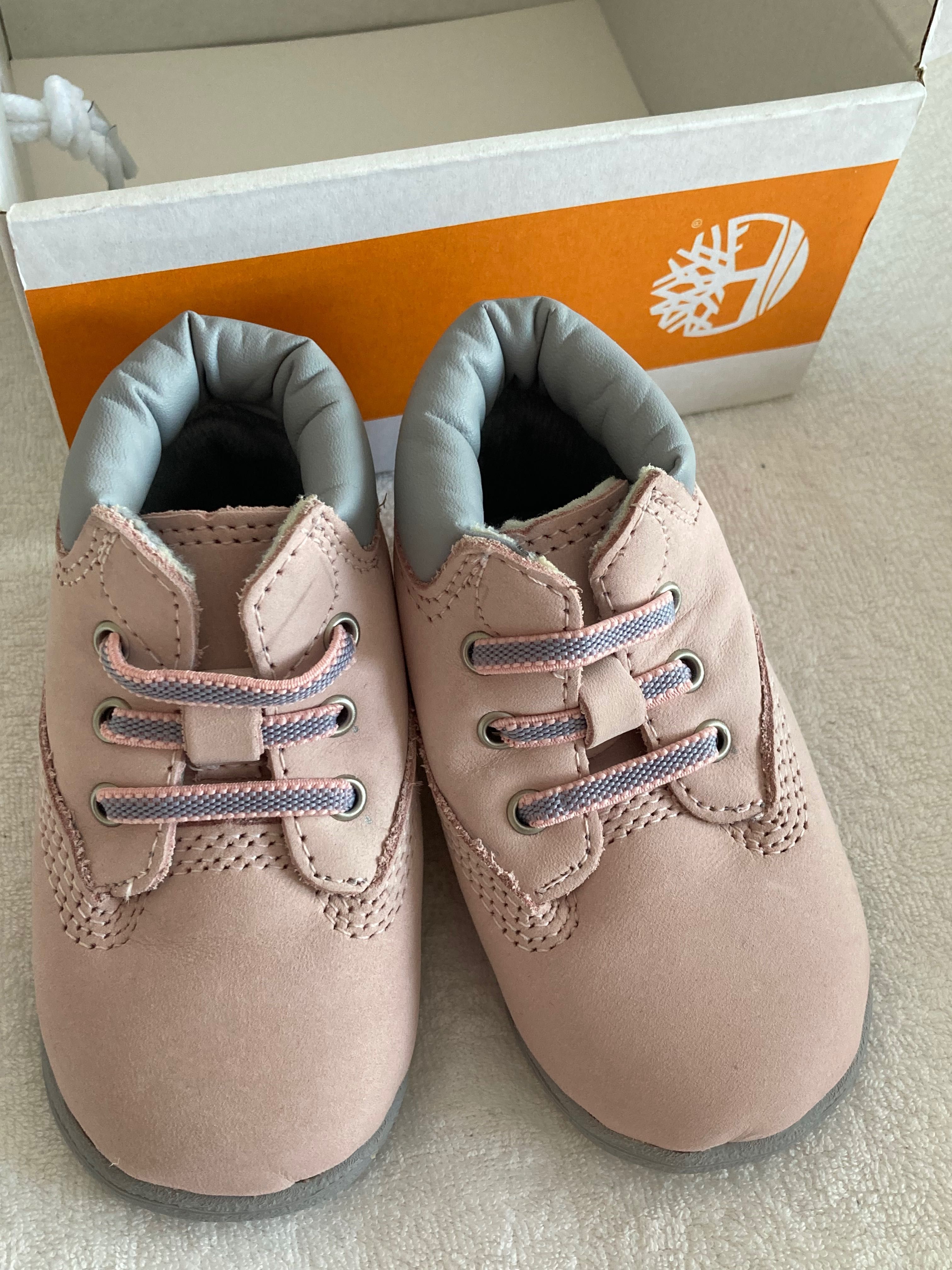 Бебешки ботуши Timberland розови 2 р-р