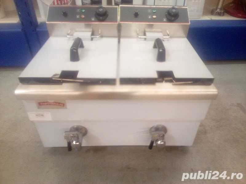 friteuza fripteuza fripteusa friteosa inox 2x12 litr 7kw 230v Germany