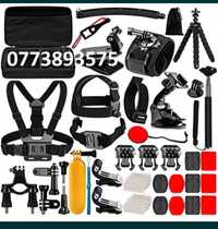 Set accesorii esentiale camera actiune Gopro 11 10 9 8 7 6 5 4 ham cap