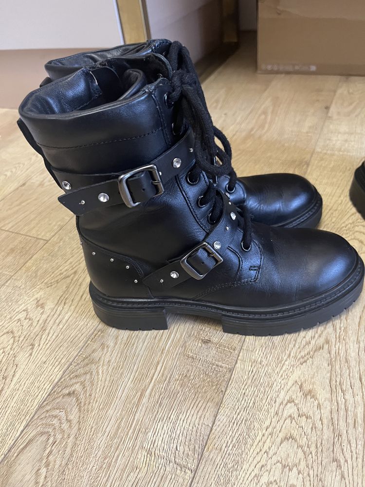 Осенние ботинки Zara 34 размер (21,6см)
