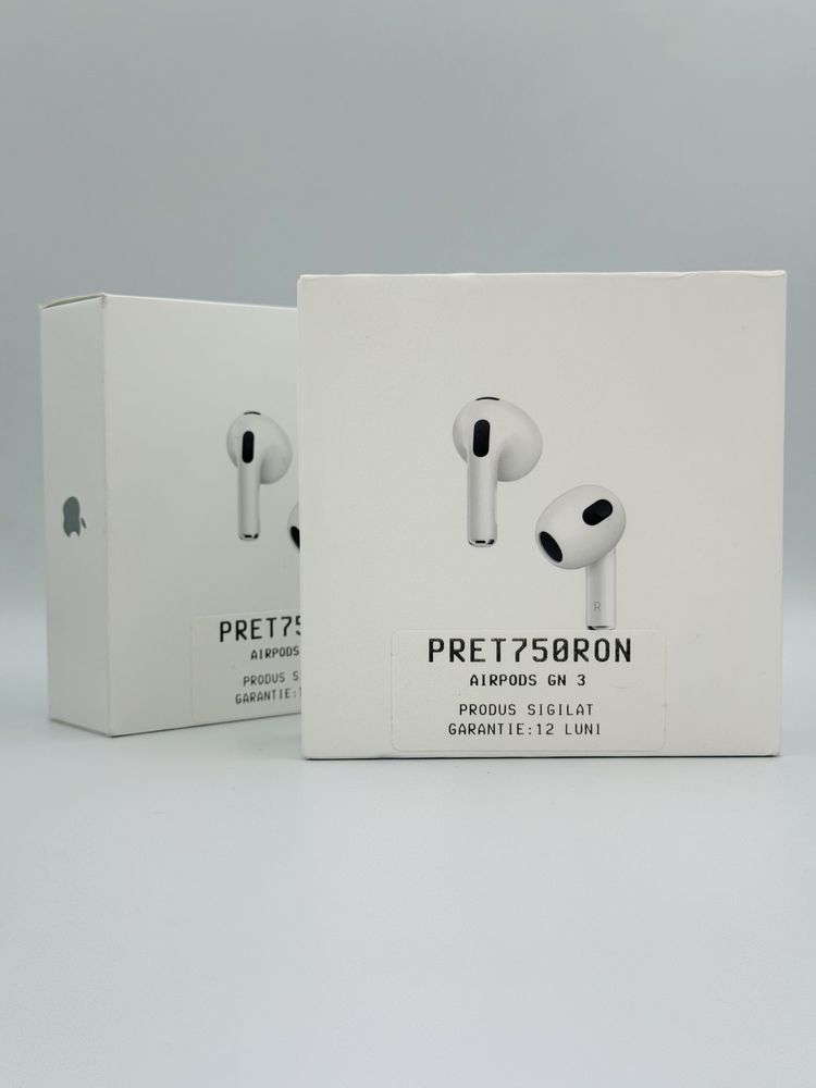 Magazin vindem casti airpods gn3 sigilate apple cu garantie