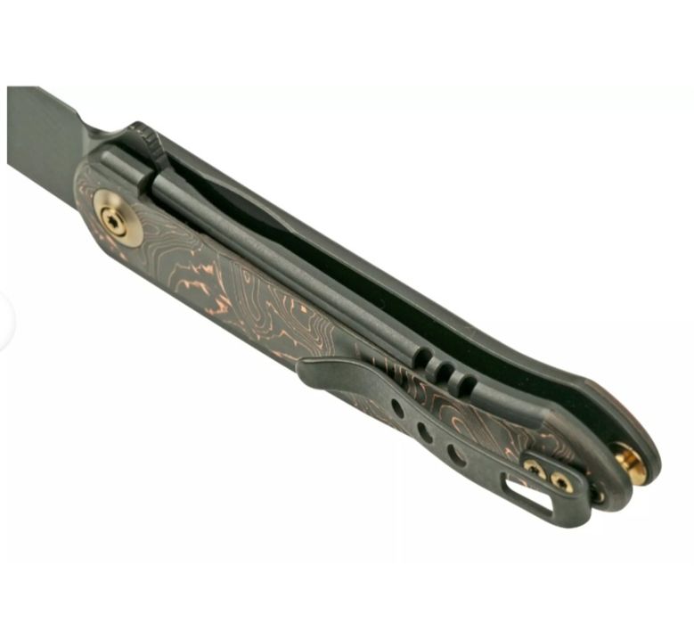 Джобен сгъваем нож титан  WE Knife Smooth Sentinel WE20043-6 от титани