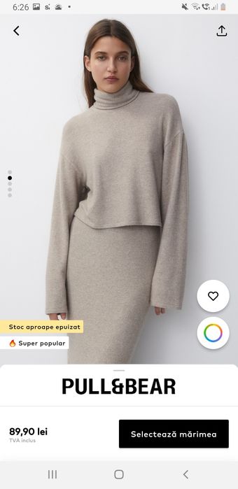 Compleu bluza si fusta