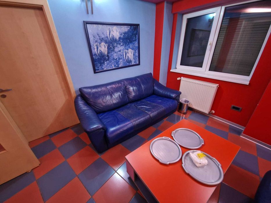 Vand set piele naturala canapea extensibila cu 2 x fotolii (mobexpert)