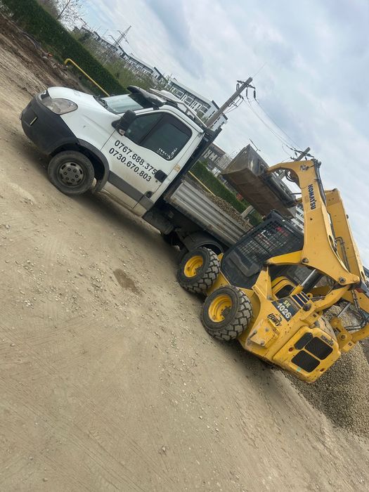 Inchiriez bobcat/demolari/transport moloz,gunoi/bragadiru/magurele