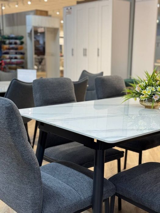 Обеденный стол стул 6/1