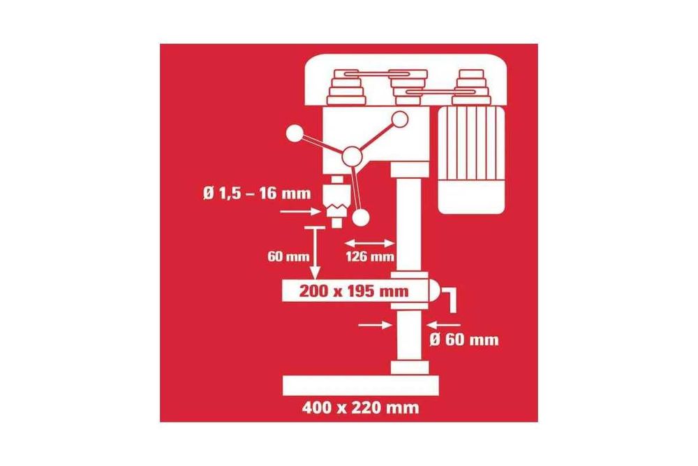 Станок сверлильный Einhell TC-BD 630/1 630 Вт