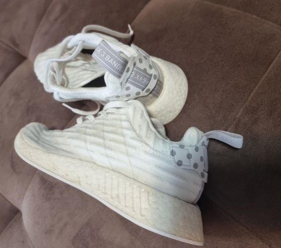 Adidas NMD R2 primeknit triple размер 41 1/3