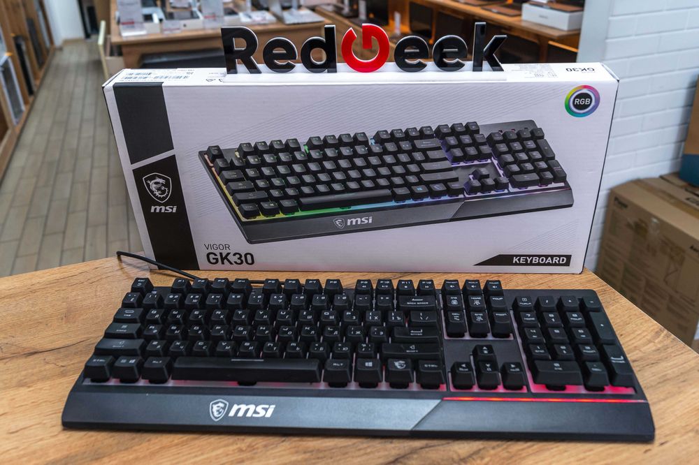 Клавиатура MSI Vigor  GK30  Магазин Red Geek