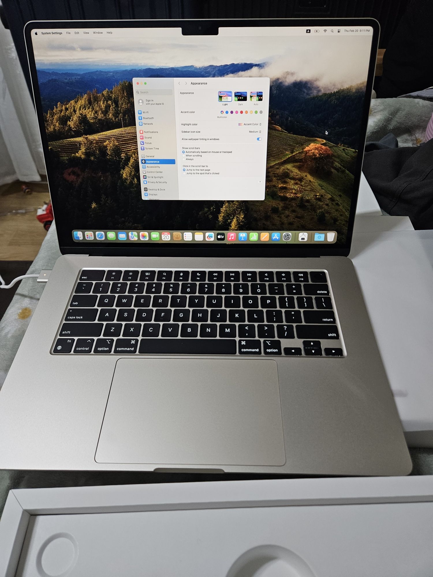 Macbook Air M3 LLA 15 dyum  16GB/512GB full box sotiladi