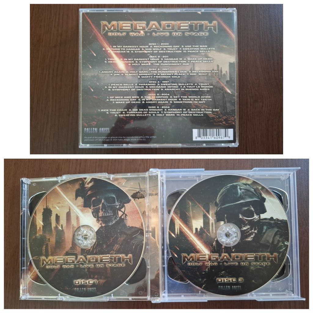 Оригинални CD - Megadeth дискове