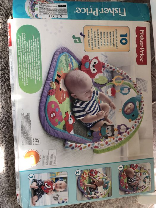 Fisher Price активна гимнастика + ПОДАРЪК комплект предпазители