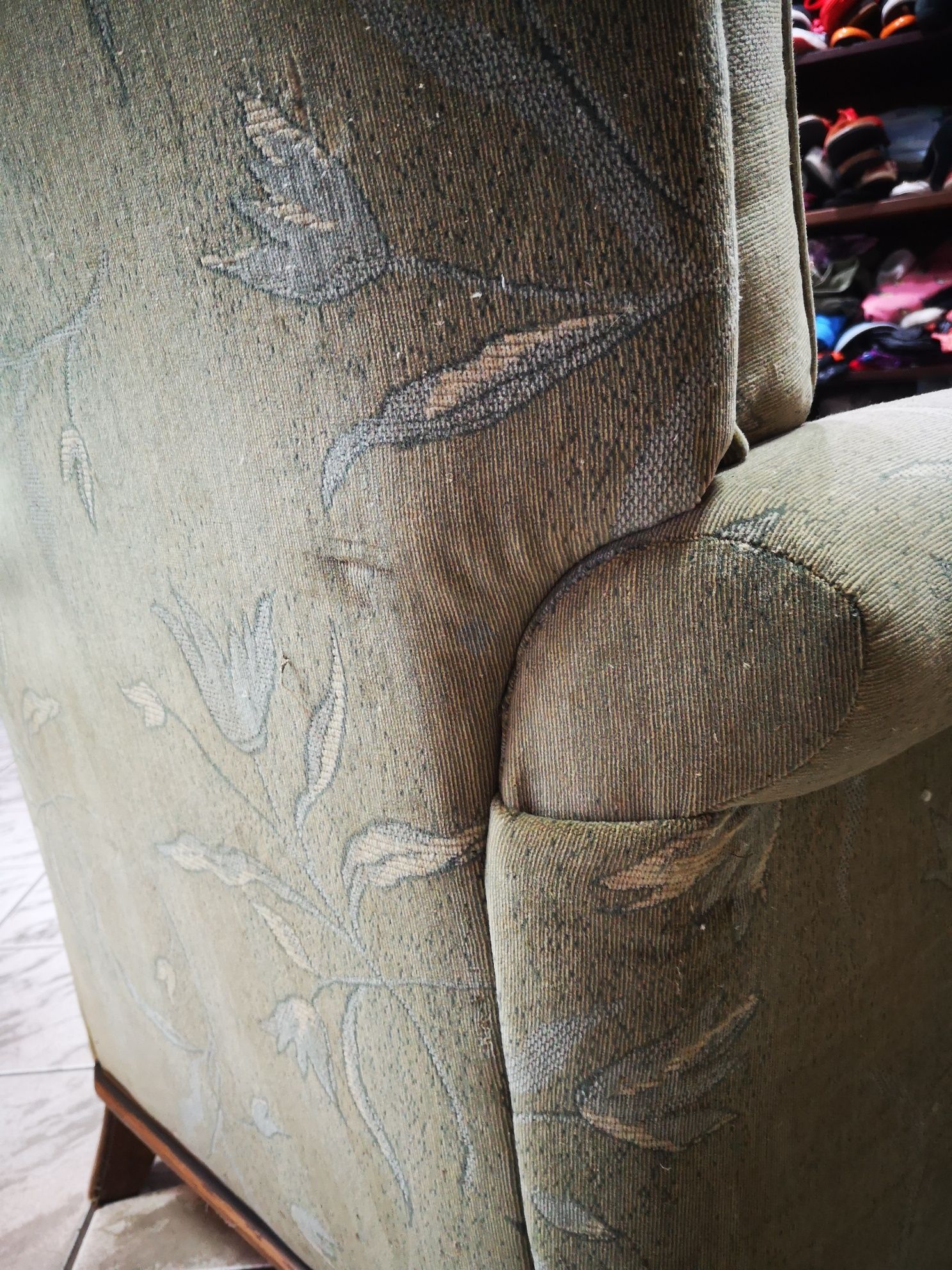 Кресло от масивна дървесина, Внос от Холандия,