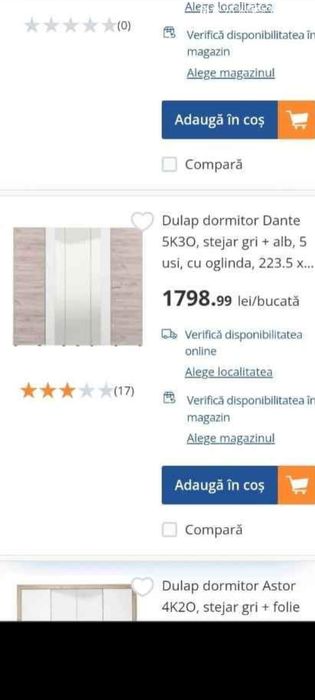 Vând dulap dormitor