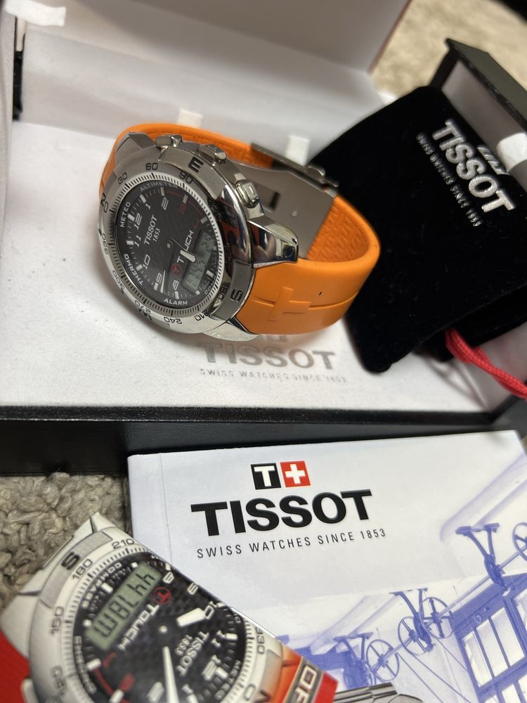 Ceas tissot T-touch Titanium cu carbon