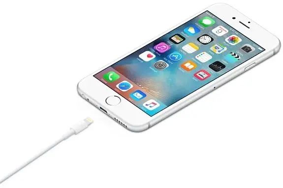 Cablu de date Apple MD819ZM/A, Lightning, 2m, Blister (Alb)