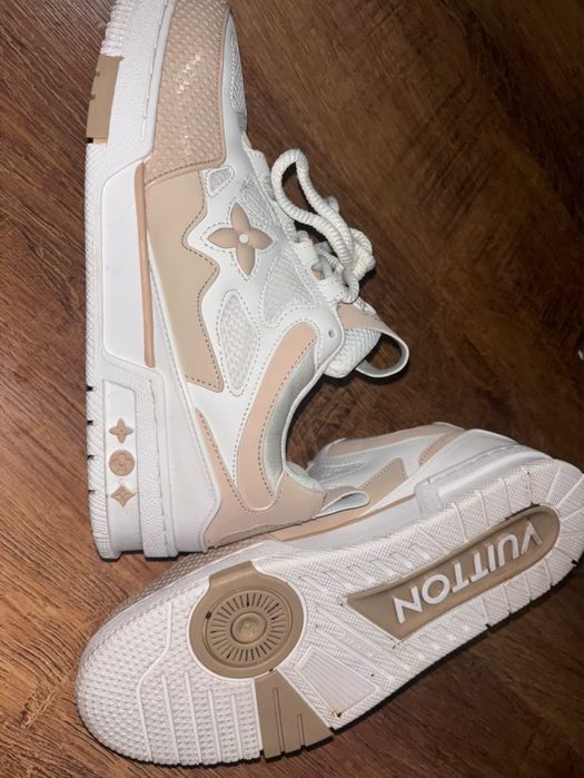 Adidasi LV albi noi nouti