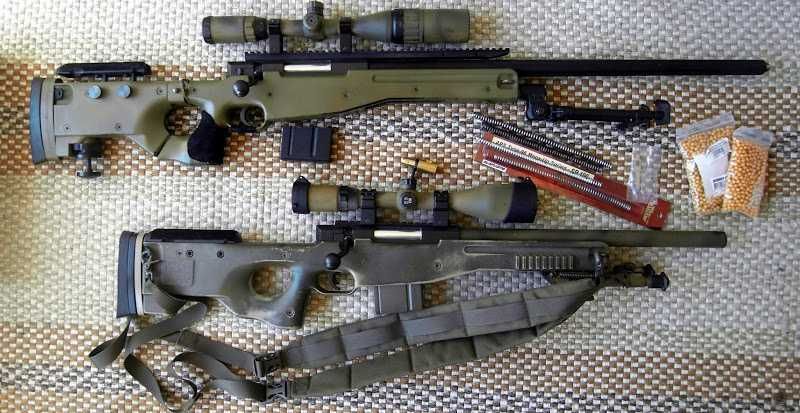 Vand pusca mitraliera PUTERNICA - arma airsoft SNIPER pistol real arc