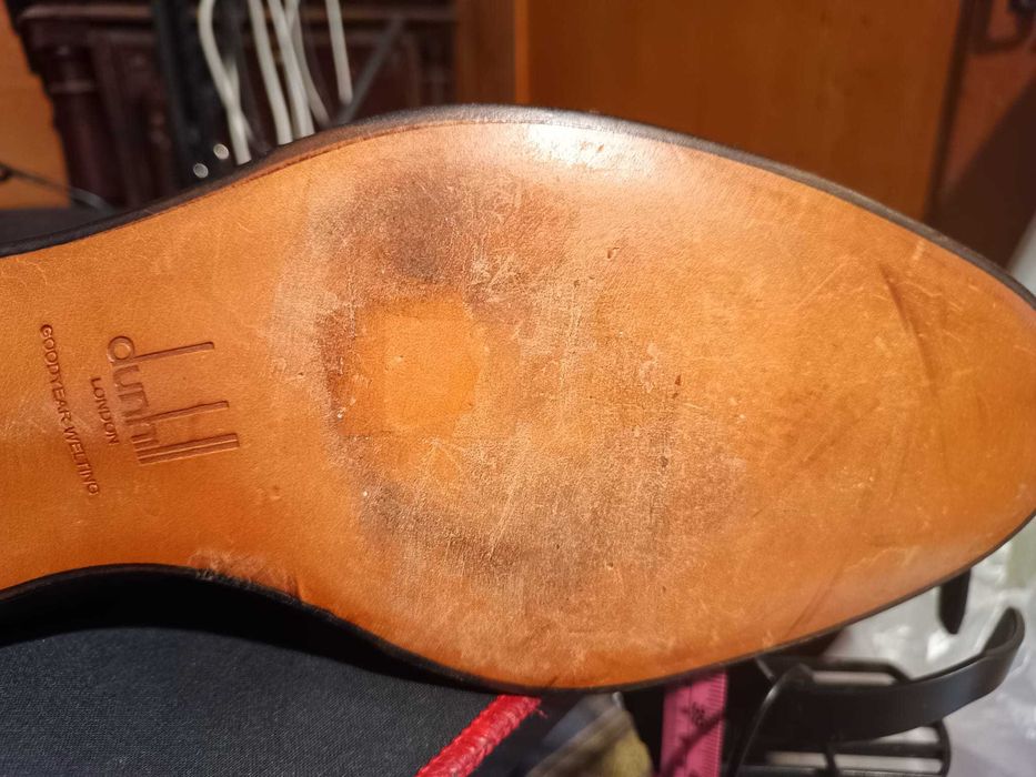 Pantofi brogue de lux Alfred Dunhill ”Monk” cu o singură cataramă.