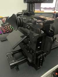 Xh-1 Fujifilm rig, body - cage si baseplate+ grip 5 baterii