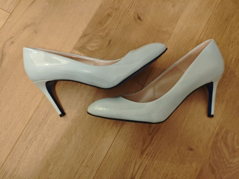 Pantofi piele lacuita cu toc 9 cm Gino Rossi marimea 38