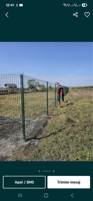 Vând garduri si porți din plasa burdurata