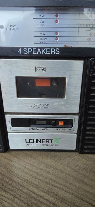 Radio casetofon Lehnert SCR-3030 pentru restaurare