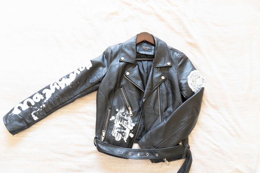 Дамско кожено яке