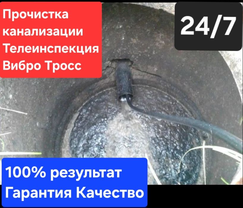 Прочистка канализаций чистка труб и ливневок