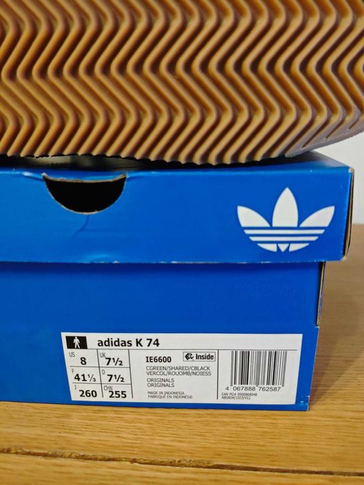 Adidas K74 – noi, mărimea 41⅓ – cu etichetă și cutie
