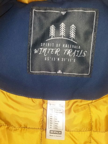 Geaca/Jacheta/Haina Iarna QUECHUA Ultra-Warm Barbati