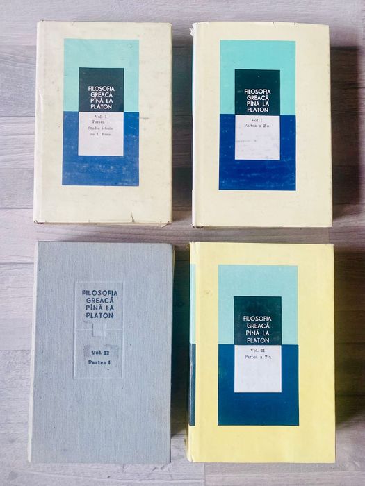 Filosofia greacă până la Platon (4 volume)