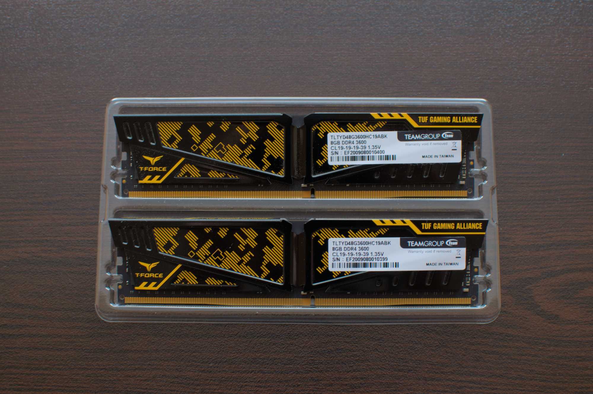 RAM Памет TEAMGROUP T-Force TUF Gaming Alliance 16GB DDR4 3600MHz