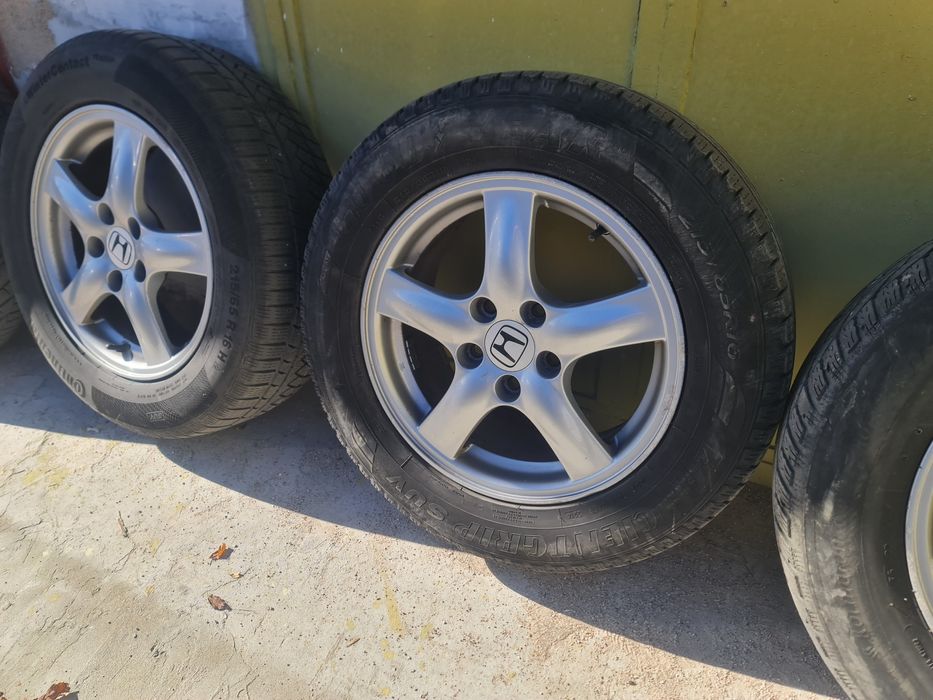 Джанти R16 5x114,3 от  Хонда Црв с зимни гуми215/65/16!