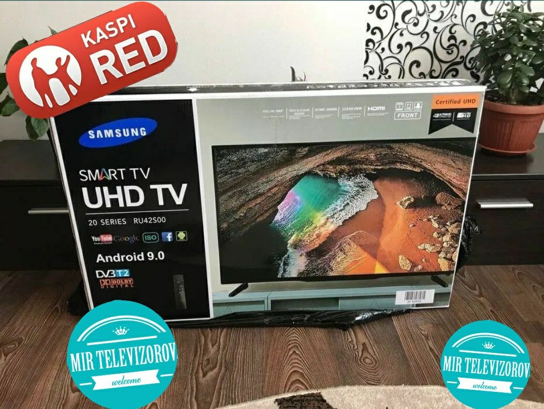 103см Smart TV Новый ультра тонкие супер яркий YouTube вайфай в упаков