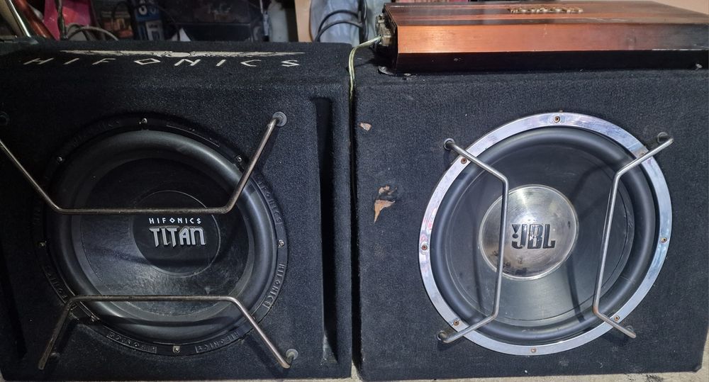Subwoofer + 2 amplificatoare