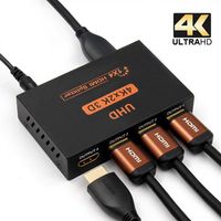 Разветвитель HDMI Splitter 1in 4Out 4K/2K Full UHD 1080p Поддержка 3D