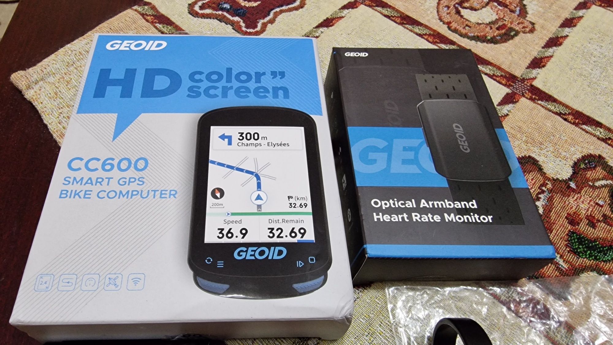 Велокомпютър с навигация. GEOID CC600