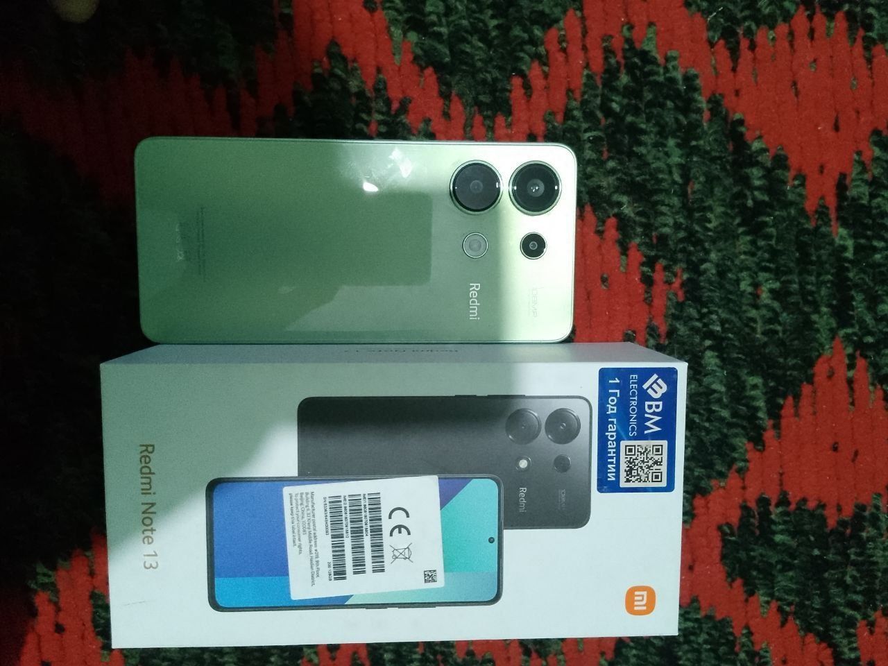 Redmi note 13 3 oylik tel yangi